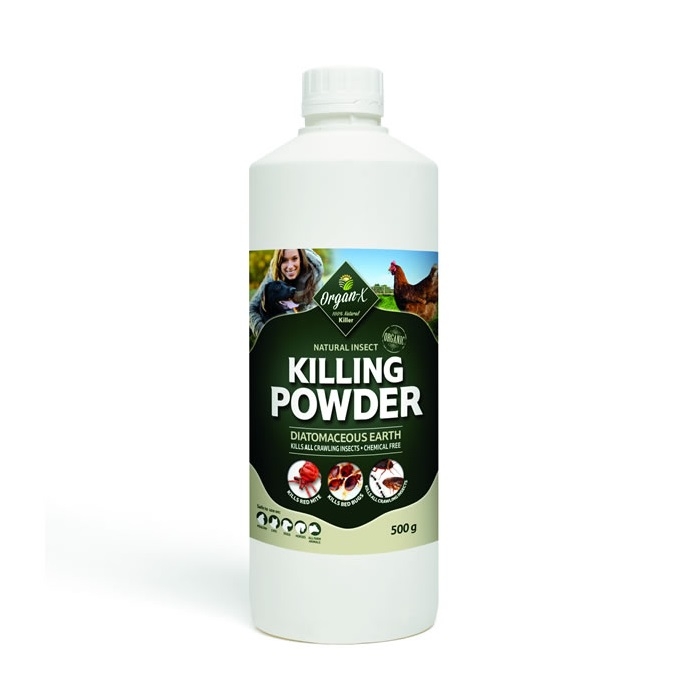 Organ-X Desi-Dust (Diatomaceous Earth) Insect Killing Powder - 500g