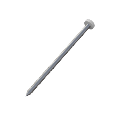 40mm Fascia Board Fixing Nails/Pins (White) - Pack of 250