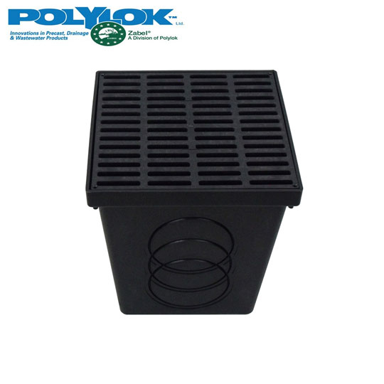 polylok-300mm-square-catch-basin-with-black-grate-and-seals-pdb-12kit-black