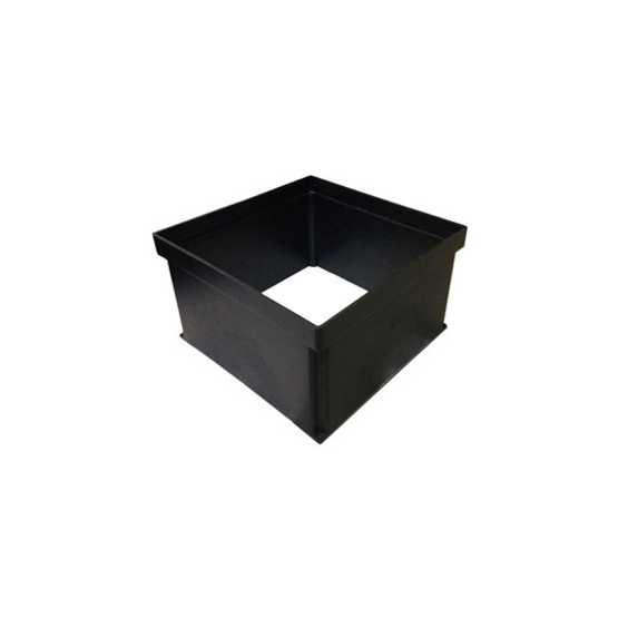 Polylok 300mm Square Drainage Box Riser - Black | Drainage Superstore®