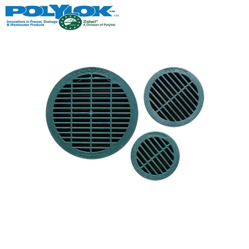 Polylok 153mm Green Drainage Pipe Grate Pack of 25 Drainage Superstore®