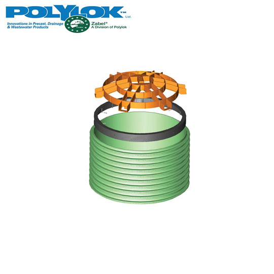 polylok-white-600mm-safety-screen-with-retainer-ring-universal-kid-catcher-3008-ss-pipe