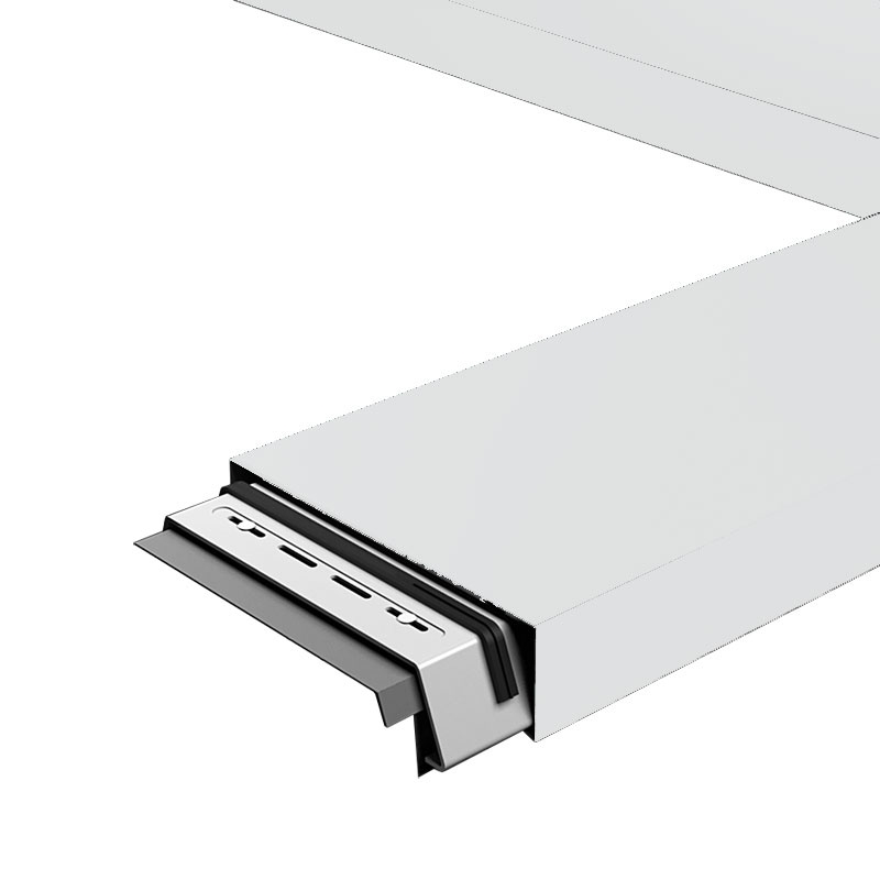 Aluminium Coping Skyline 542mm x 3m - White