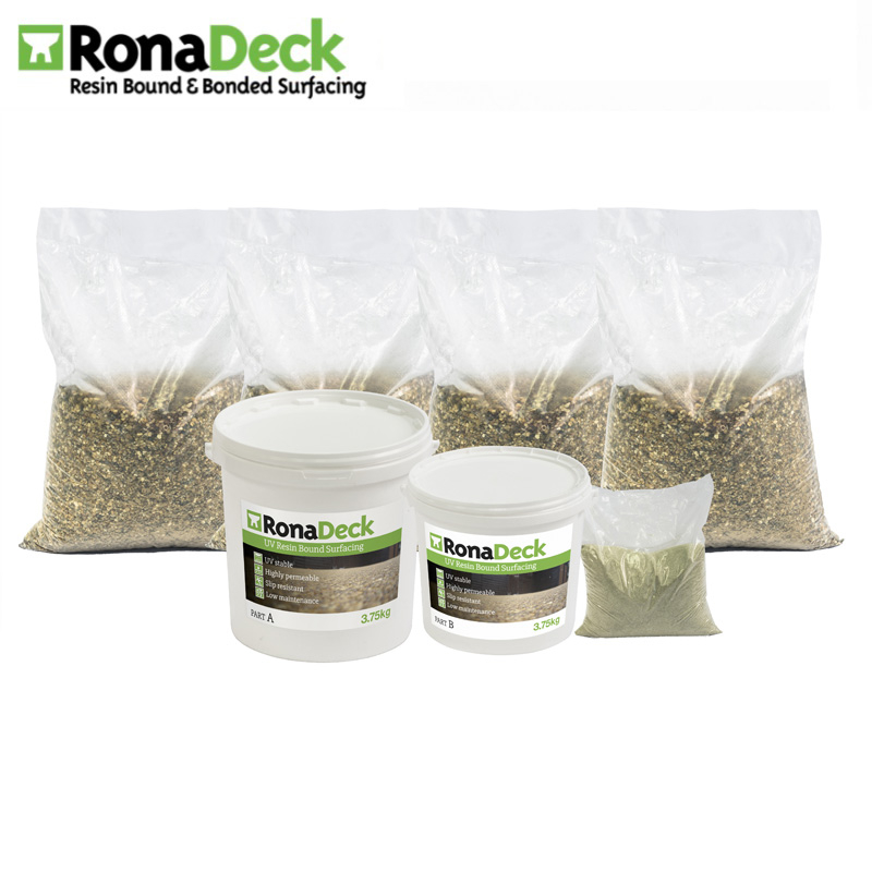 ronadeck-part-a-and-part-b-resin-bound-surfacing-batch