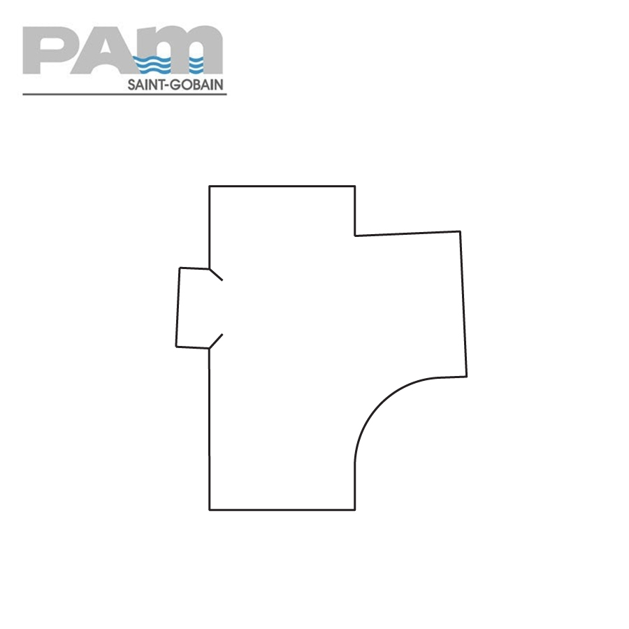 Timesaver Soil Pipe 87.5 Degree  Back Boss Branch - 100mm
