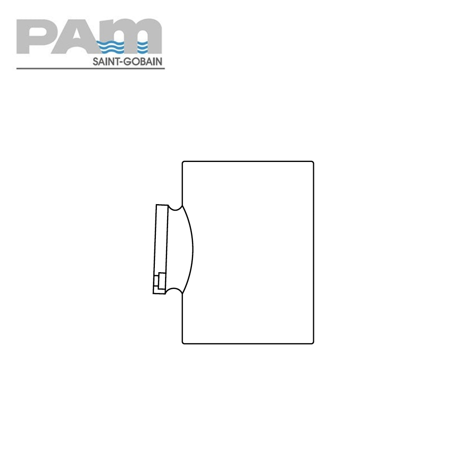 Timesaver Cast Iron Soil Pipe 150mm Long Single Boss Pipe - 50mm