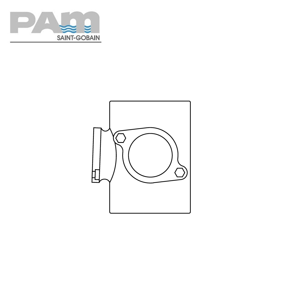 Timesaver Cast Iron Soil Pipe Two Joint Boss Pipe - 150mm x 100mm