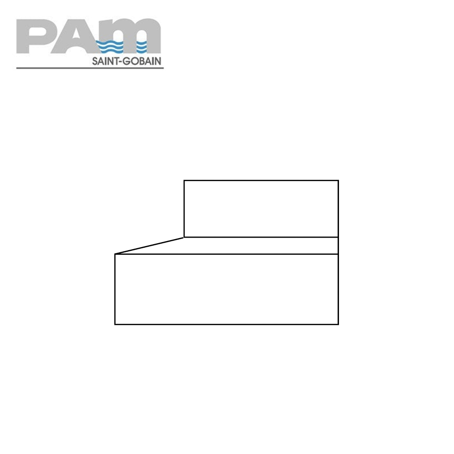 Timesaver Cast Iron Soil Pipe Taper - 75mm x 50mm