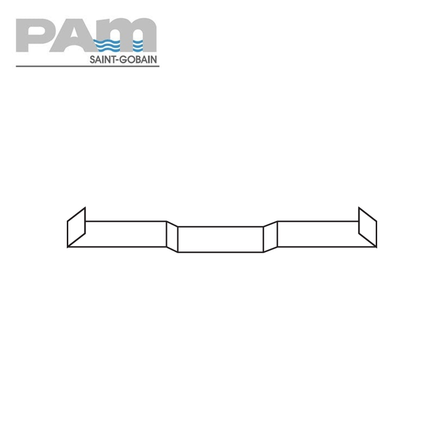 Timesaver Cast Iron Soil Pipe Continuity Clip Pack of 25 - 100mm