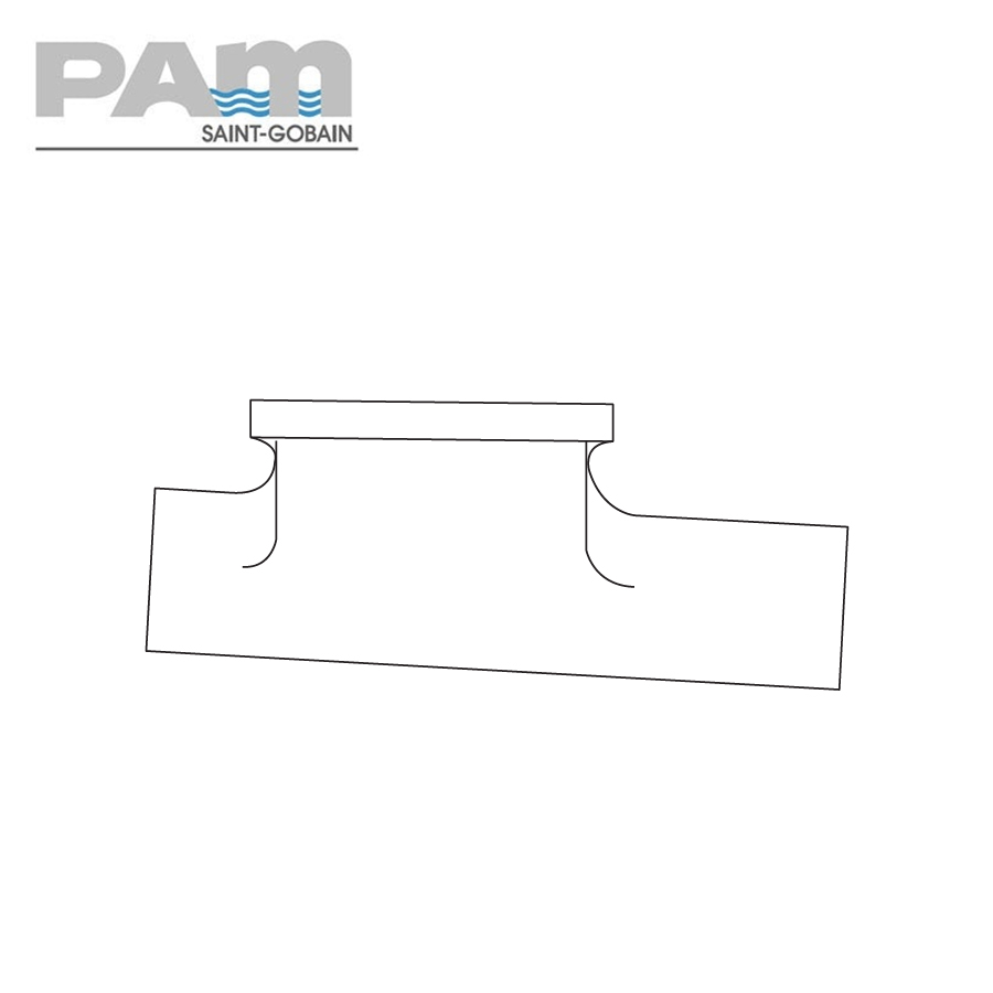 Timesaver Cast Iron Drain Pipe Rainwater Shoe with Horizontal Outlet - 100mm