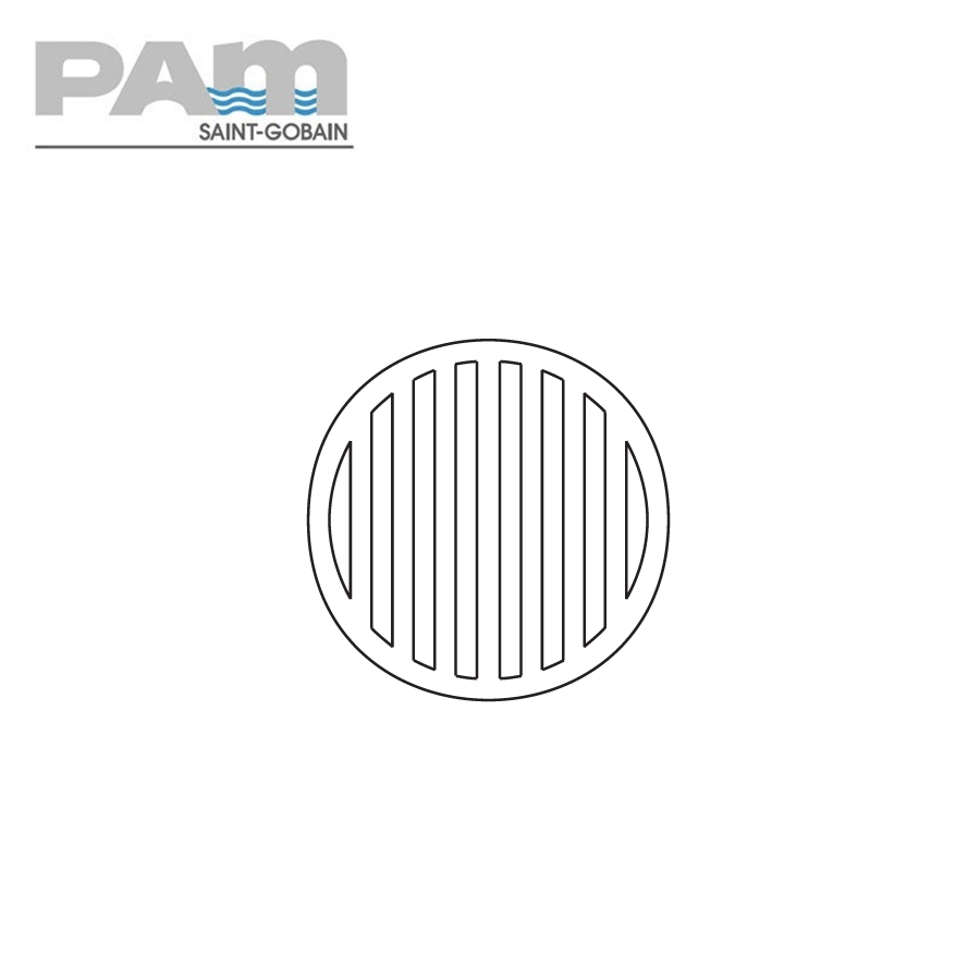 Timesaver Cast Iron Drain Pipe Heavy Grate - 265mm