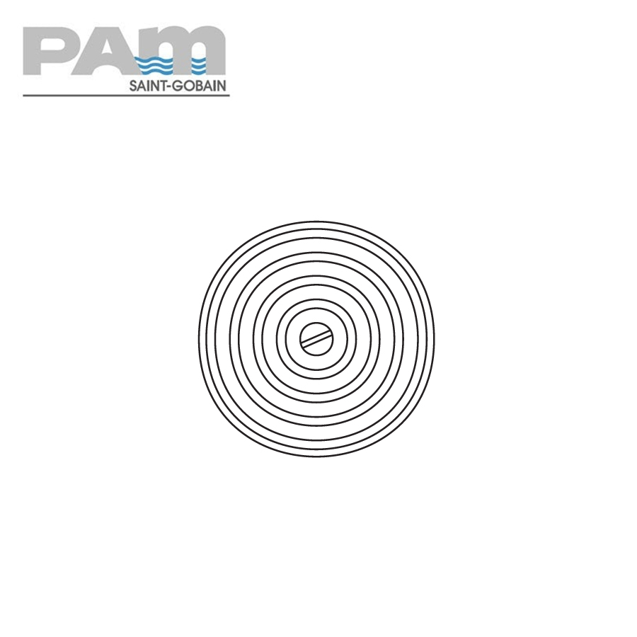 Timesaver Cast Iron Drain Pipe Grease Sealed Cover and Frame - 265mm