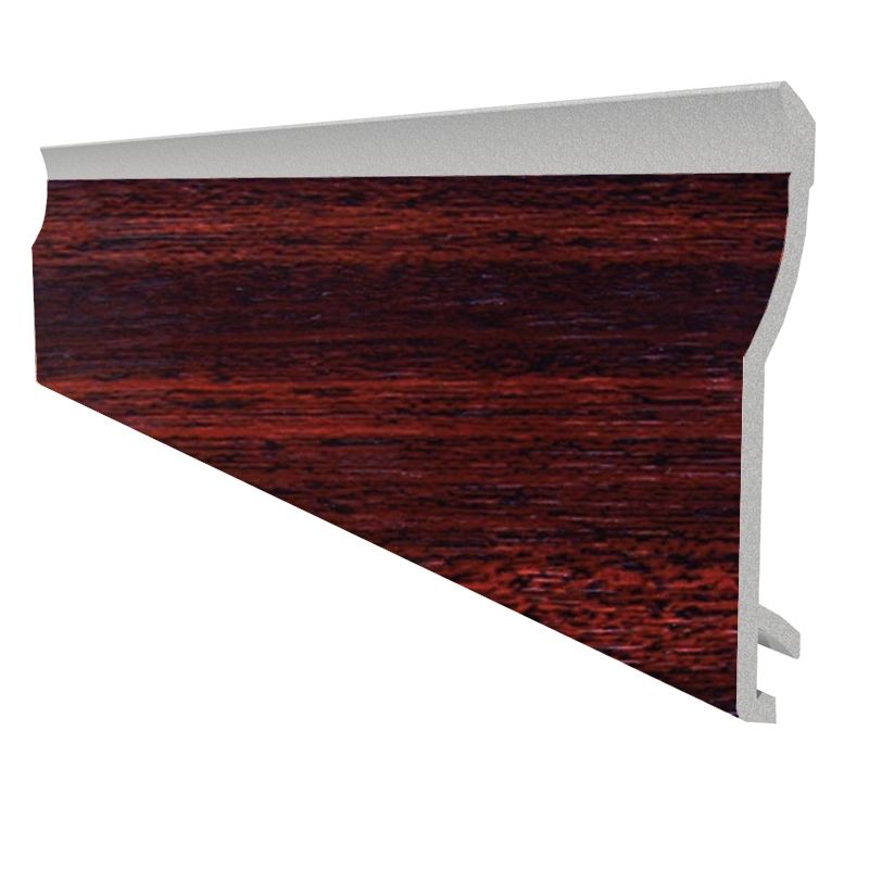 Shiplap Upvc External Cladding Board 150mm Mahogany Woodgrain