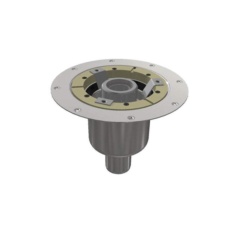 Aco Trapped Shower Gully Vertical Outlet For Vinyl Flooring - 110Mm Stainless Steel