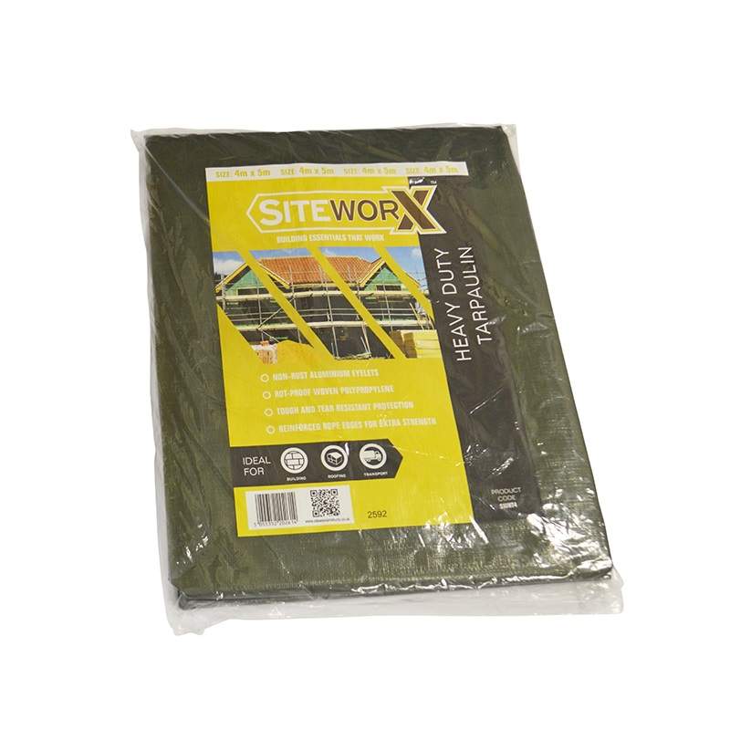 Siteworx Heavy Duty Tarpaulin - 5M X 8M
