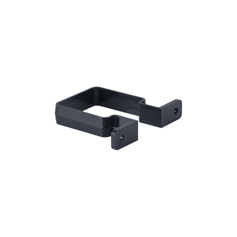 Plastic Guttering Square Downpipe Bracket 65mm - Anthracite Grey