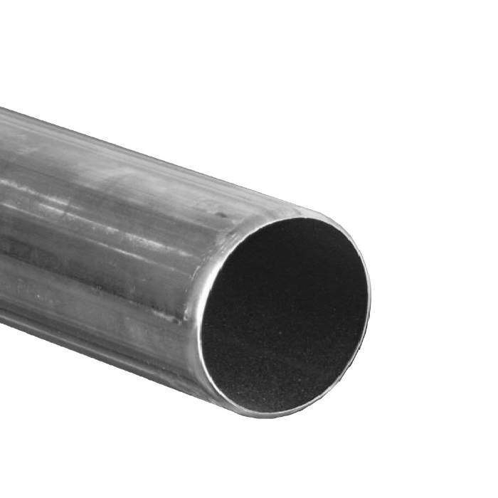 Metal Gutta Silver Stainless Steel Round 80Mm Downpipe - 2.4M