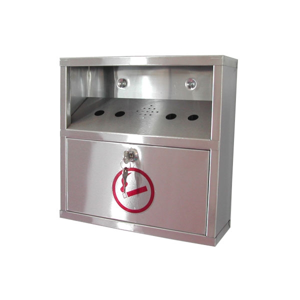 Cigarette Bin Wall Mounted Stainless Steel Drainage Superstore®