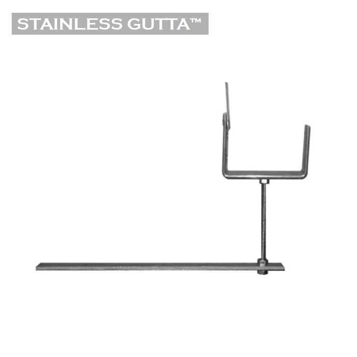 Metal Gutta Stainless Steel 90mm Box Gutter Rise and Fall Bracket