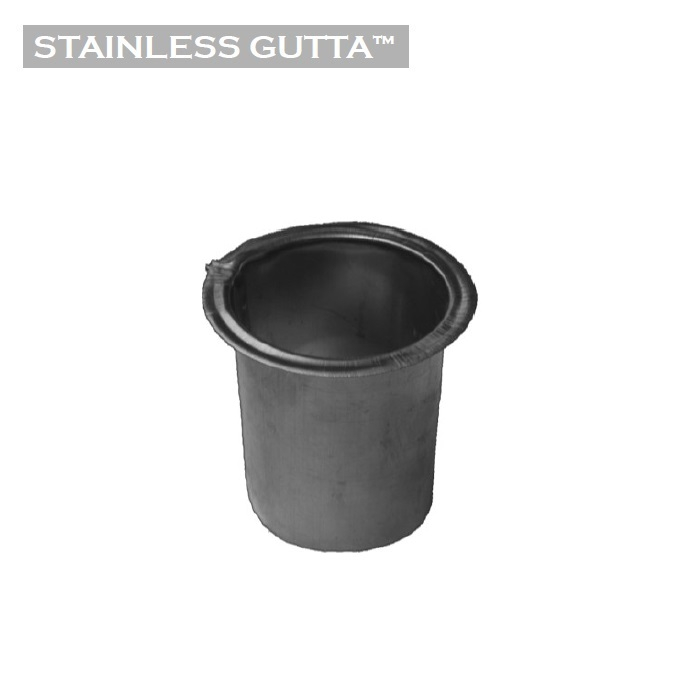 Metal Gutta Stainless Steel 80mm Downpipe Spigot