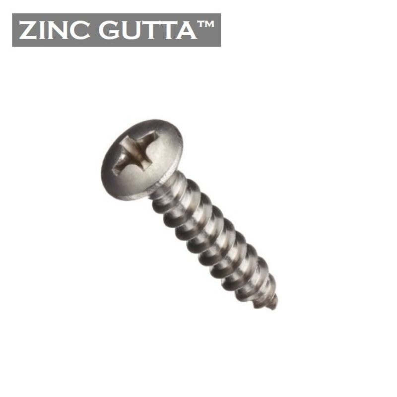 Zinc Gutta Stainless Steel Screws Bag of 100 Drainage Superstore®