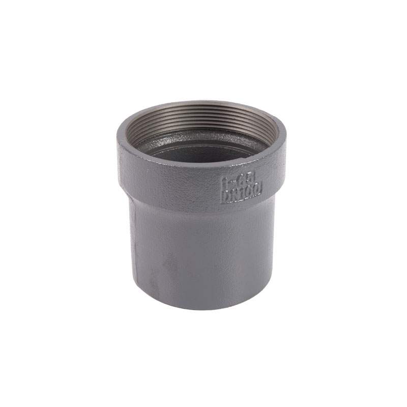 Pam Building Products Grey Pam Building Cast Iron Gully Sumpless Body Non-Trapped 110Mm Outlet