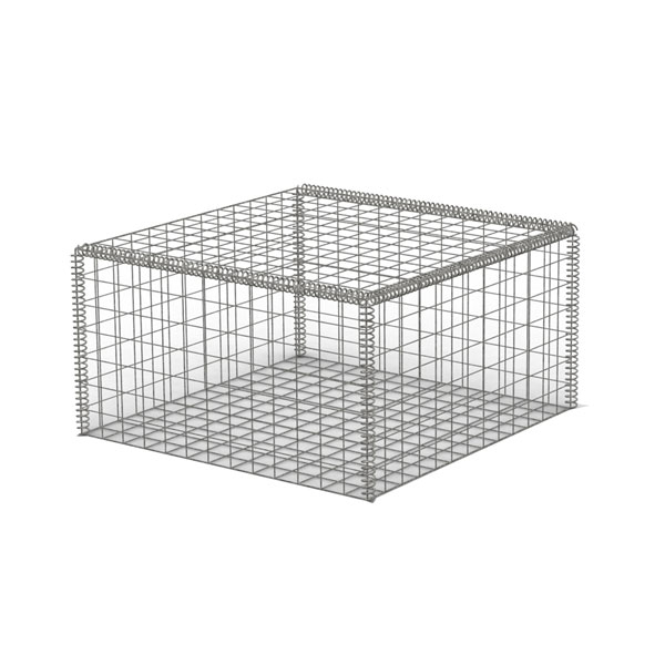 TCS Geotechnics 3mm Wire Mesh Gabion Baskets - 1000mm x 1000mm x 500mm