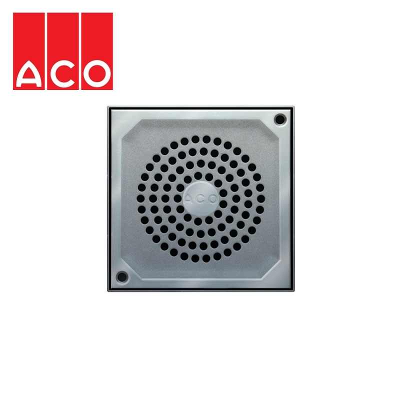 ACO Shower Gully Slip Resistant Grate for Tiled Flooring 135mm x 135mm