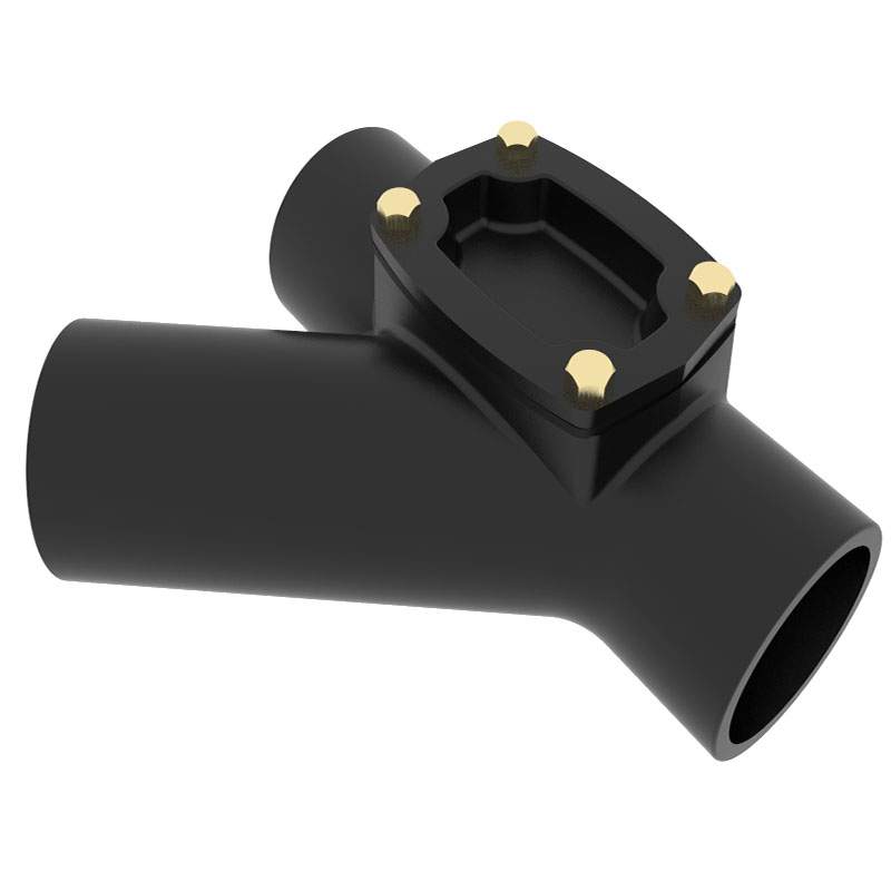 Pam Building Products Pam Building Cast Iron Drain Pipe 45 Degree Branch With Left Hand Access - 100Mm X 100Mm