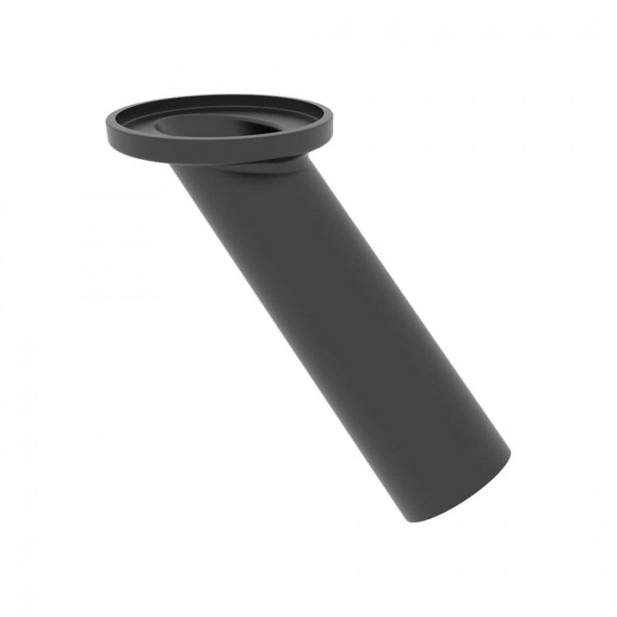 Timesaver Cast Iron Drain Pipe 45 Degree Clearing Arm Bend - 100mm