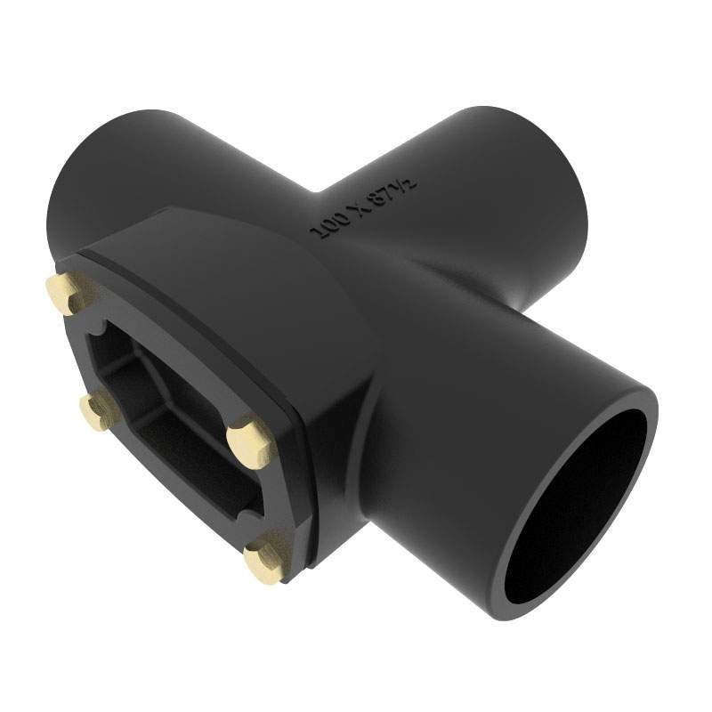 Pam Building Products Pam Building Cast Iron Drain Pipe 87.5 Degree Branch With Rear Access - 150Mm X 100Mm