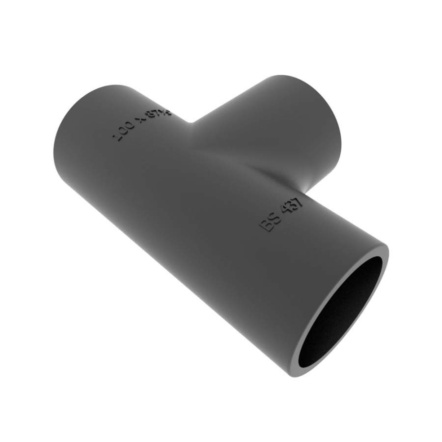 Pam Building Products Pam Building Cast Iron Drain Pipe 87.5 Degree Branch - 225Mm X 225Mm
