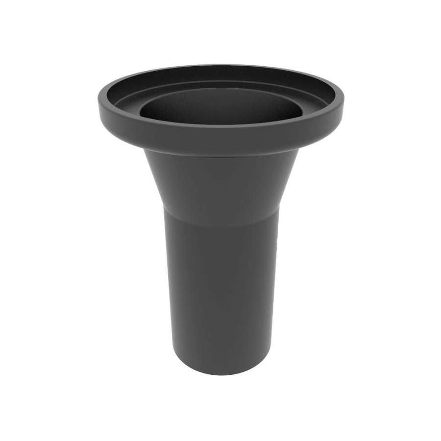 Pam Building Products Black Pam Building Cast Iron Drain Pipe Gully Inlet - 100Mm Body Only