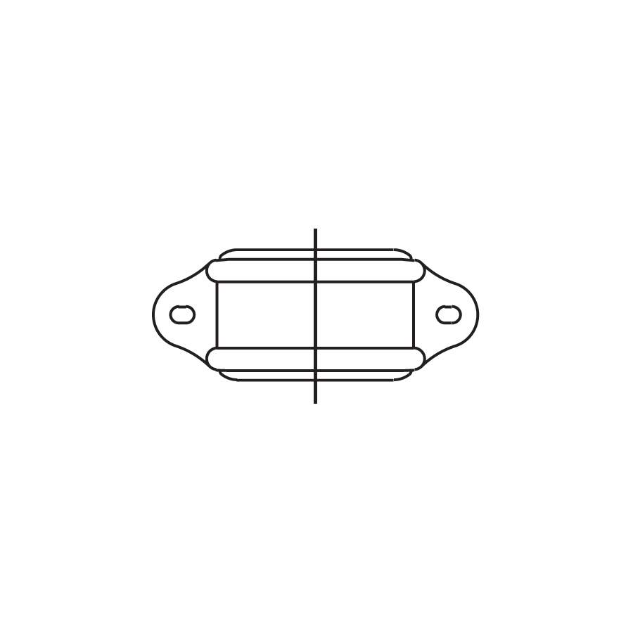 Pam Building Products Black Pam Building Cast Iron Soil Heritage Pipe Coupling With Ears - 100Mm