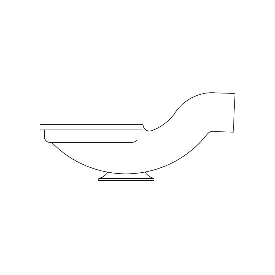 Pam Building Products Pam Building Cast Iron Drain Pipe 87.5 Degree Gully Trap With 225Mm Inlet - 100Mm