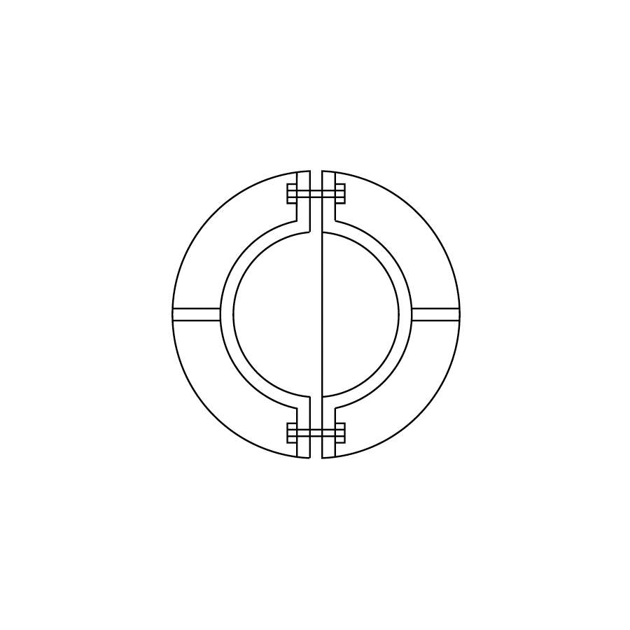 Pam Building Products Pam Building Cast Iron Drain Pipe Loose Puddle Flange - 150Mm