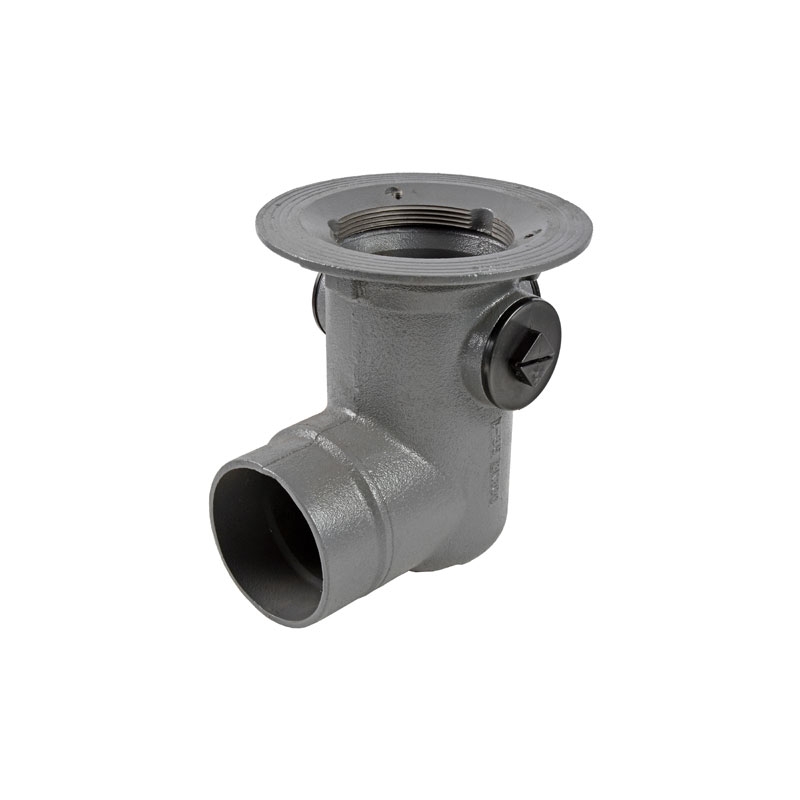 VortX Cast Iron Gully P Trap Body Trapped 110mm Outlet 