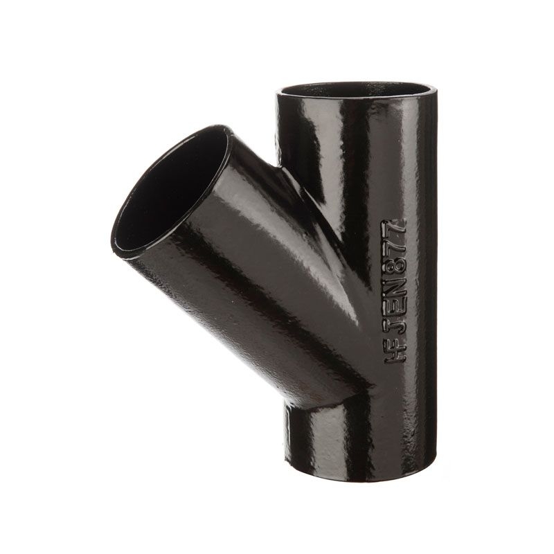 Hargreaves Foundry Cast Iron Soil Pipe 45 Degree Branch Traditional Express - 100 to 50mm