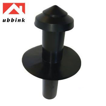 Ubbink OFT-1F/110 Flat Roof Vent / Terminal (110mm Diameter) - Felt