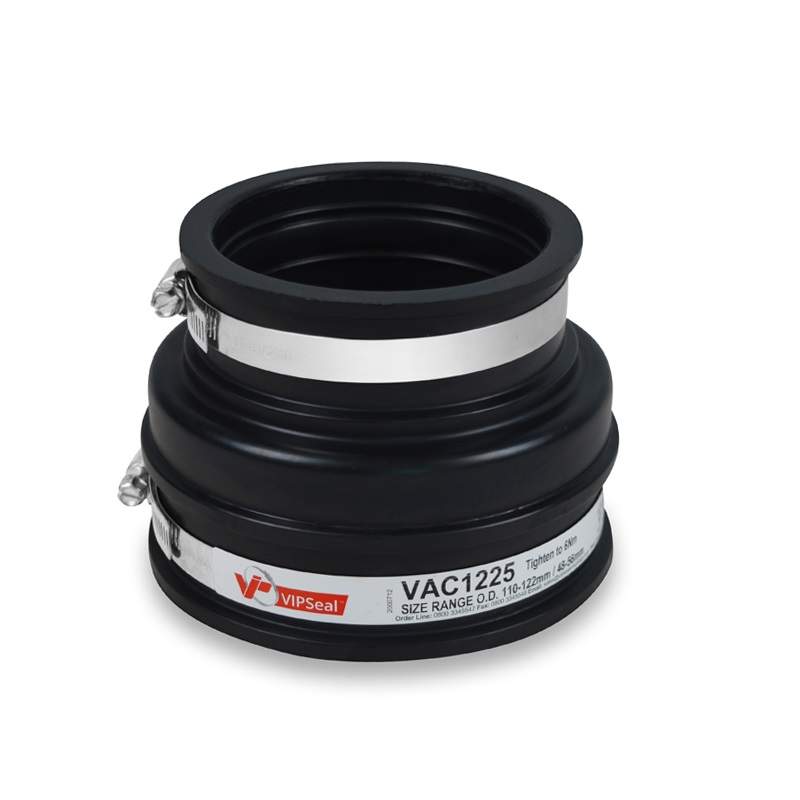 Vipseal Rubber Flexible Drainage Adaptor Coupling 122Mm To 48Mm Epdm