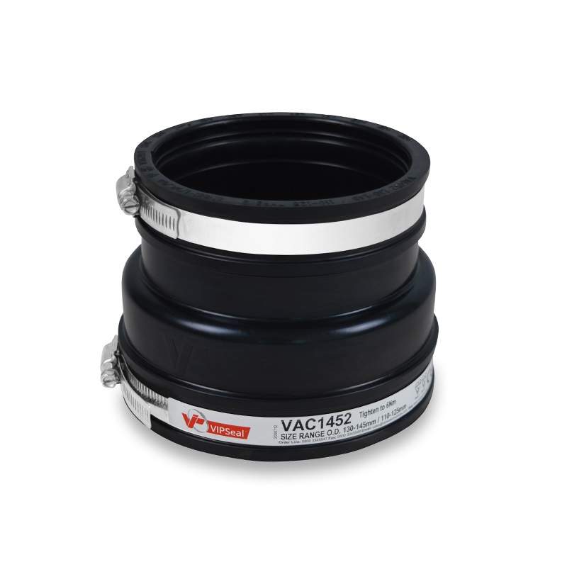 Vipseal Rubber Flexible Drainage Adaptor Coupling 145Mm To 110Mm Epdm