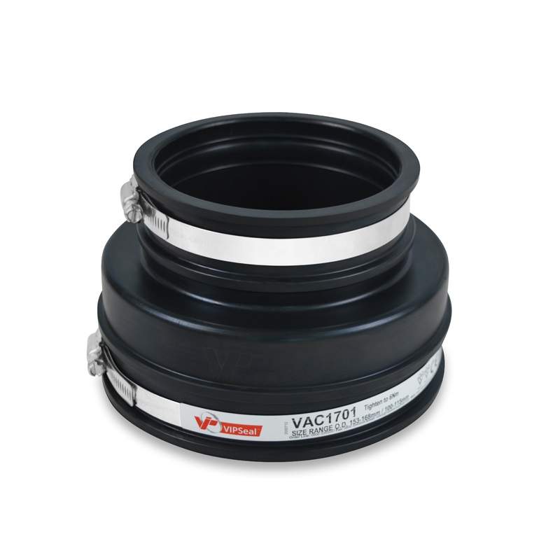 Vipseal Rubber Flexible Drainage Adaptor Coupling 168Mm To 100Mm Epdm