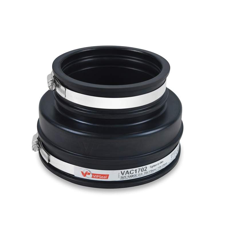 Vipseal Rubber Flexible Drainage Adaptor Coupling 170Mm To 110Mm Epdm