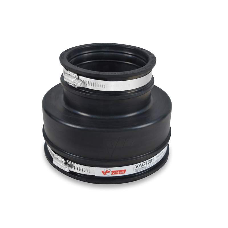 Vipseal Rubber Flexible Drainage Adaptor Coupling 180Mm To 100Mm Epdm