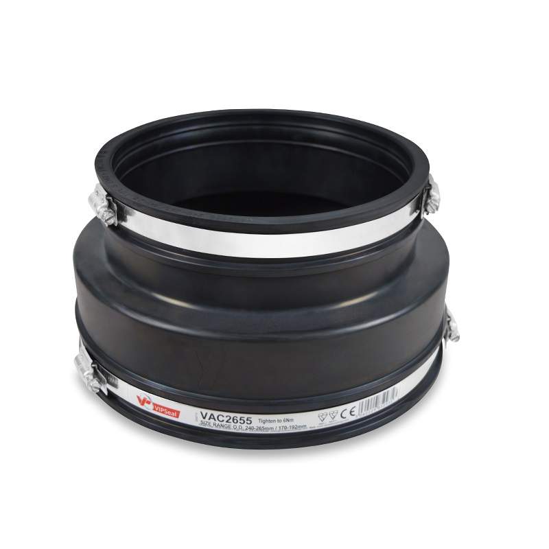 Vipseal Rubber Flexible Drainage Adaptor Coupling 265Mm To 170Mm Epdm