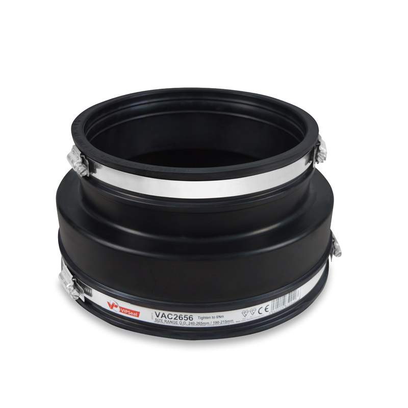 Vipseal Rubber Flexible Drainage Adaptor Coupling 265Mm To 190Mm Epdm