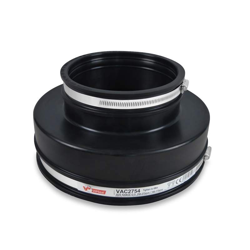 Vipseal Rubber Flexible Drainage Adaptor Coupling 275Mm To 160Mm Epdm