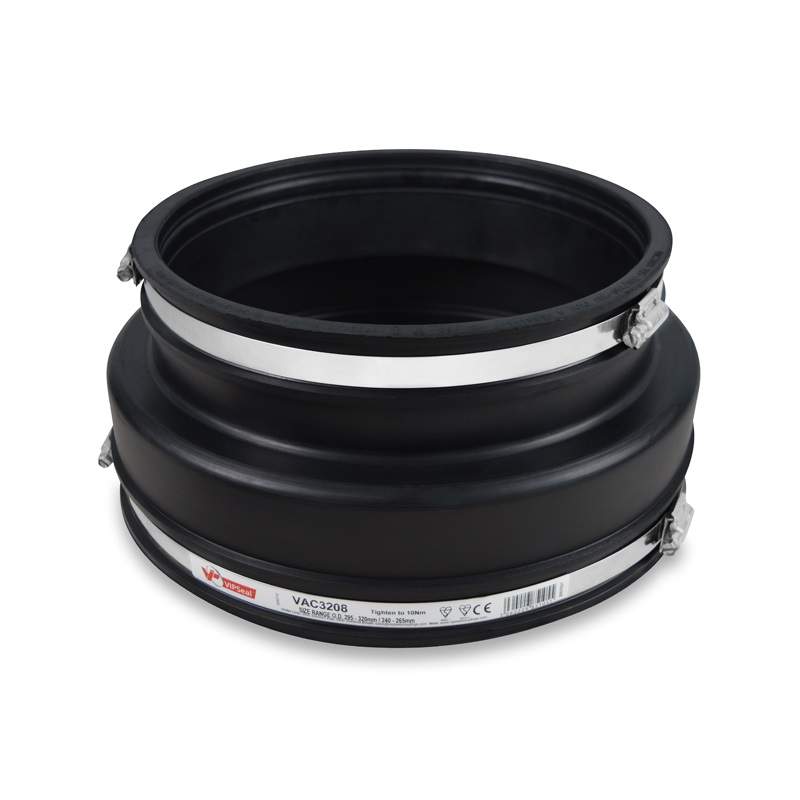 Vipseal Rubber Flexible Drainage Adaptor Coupling 320Mm To 240Mm Epdm