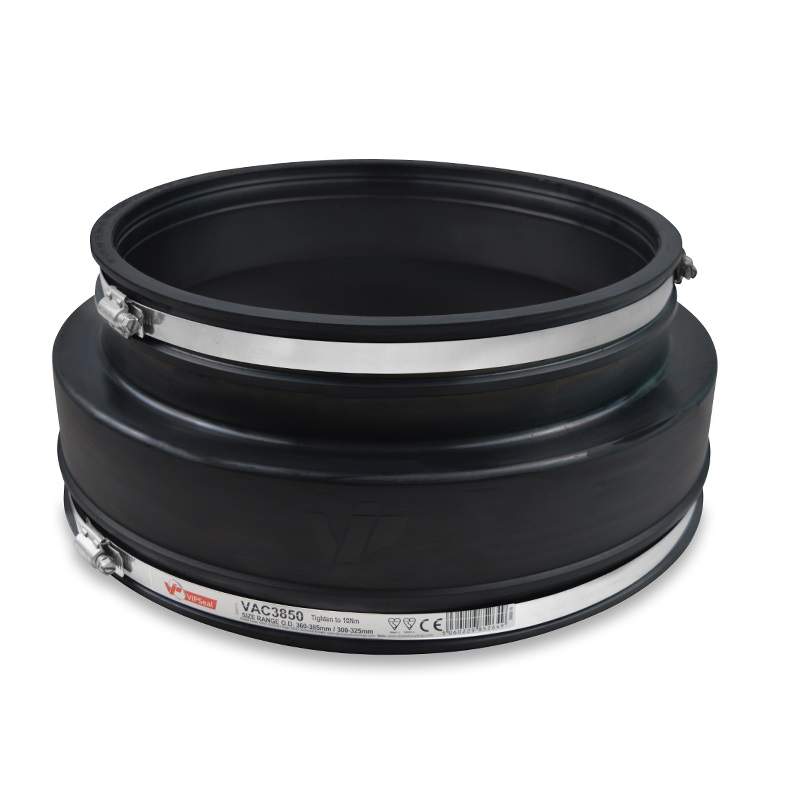 Vipseal Rubber Flexible Drainage Adaptor Coupling 385Mm To 300Mm Epdm