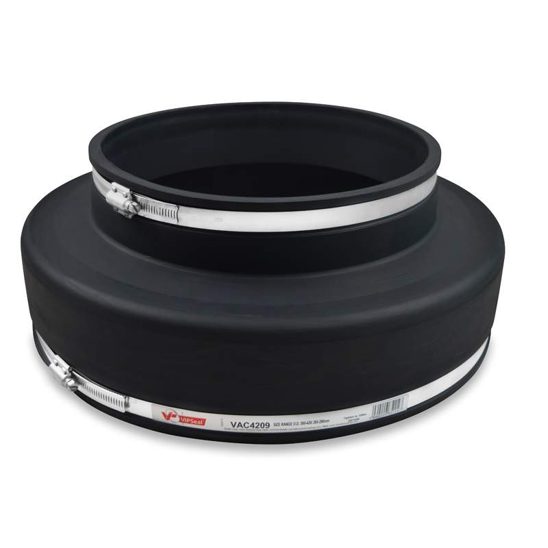 Vipseal Rubber Flexible Drainage Adaptor Coupling 420Mm To 265Mm Epdm